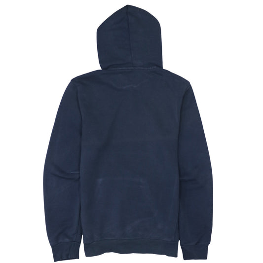 Adidas Men's Blue Pullover Hoodie Small Logo Sportswear