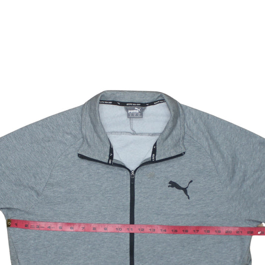 Puma Men's Grey Full Zip Sweatshirt XL Regular Fit