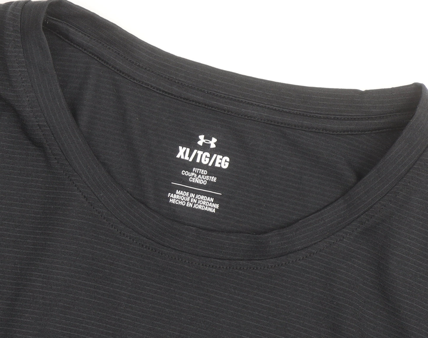 Under Armour Men's Black XL Slim Fit Active T-Shirt