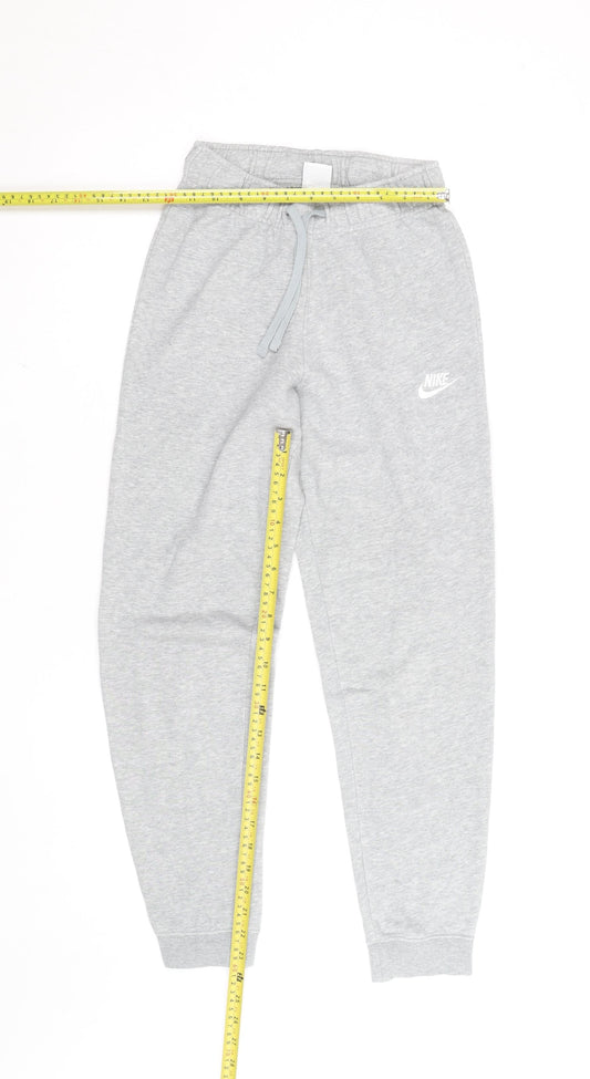 Nike Women Grey XS Jogger Sweatpants Cotton Blend Activewear Trousers