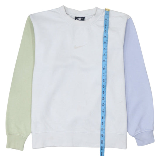 Nike Women’s Multicoloured Crew Neck Cotton Sweatshirt Size S