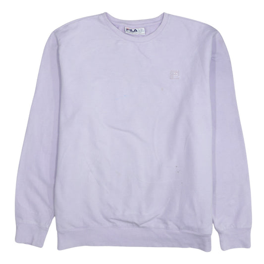 Fila Women’s Lilac Crew Neck Long Sleeve Sweatshirt XL
