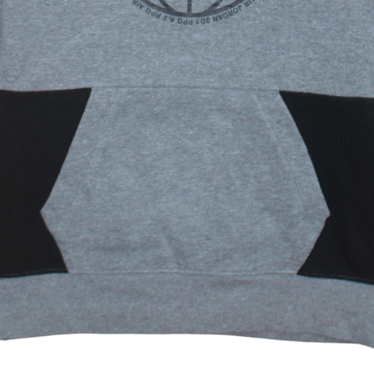Additional view of Jordan boys’ grey xl pullover hoodie with logo graphic print
