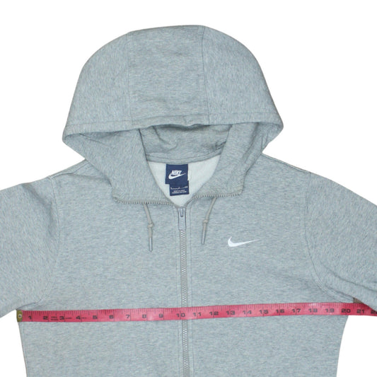 Nike Men's Grey Full Zip Hoodie Small Regular Fit Sportswear