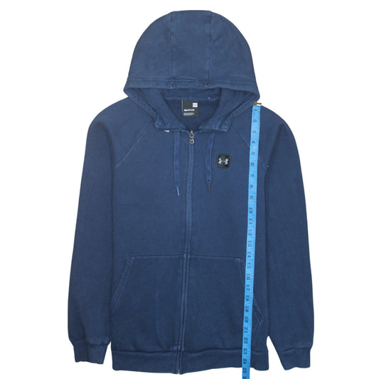 Under Armour Men's Blue Full Zip Hoodie Small Sportswear