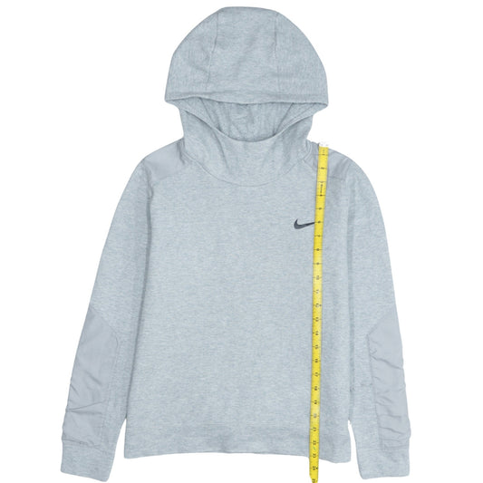 Nike Men's Grey Pullover Hoodie S Lightweight High Neck Sportswear