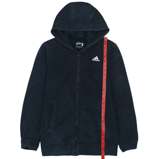 Adidas Men's Black Full Zip Hoodie Small Regular Fit Sport Essentials