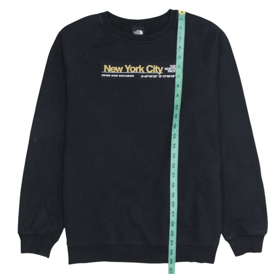 The North Face Womens Black Small New York City Pullover Sweatshirt