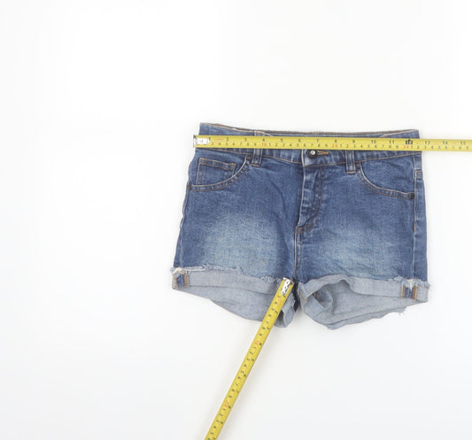GUESS Kids Girls Blue Denim Cut-Off Shorts Age 10 Years Distressed Style