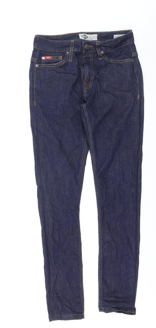 Lee Cooper Women's Blue Skinny Jeans Size 10 Mid Rise Denim