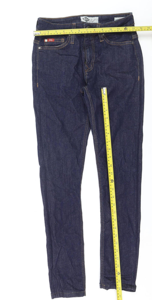 Lee Cooper Women's Blue Skinny Jeans Size 10 Mid Rise Denim