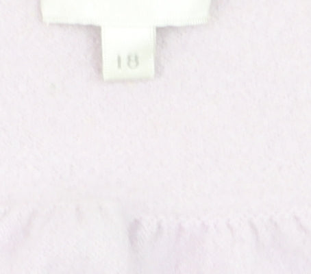Additional view of Kaliko Women Lilac 100% Cashmere Cardigan, size 18, Short Sleeve