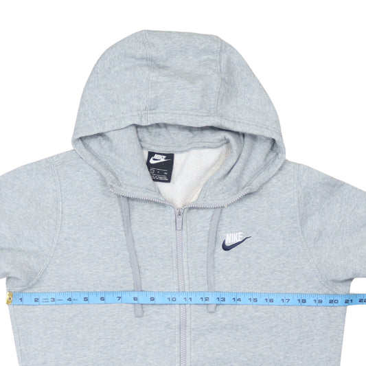 Nike Men's Grey Full Zip Hoodie Size Small Regular Fit