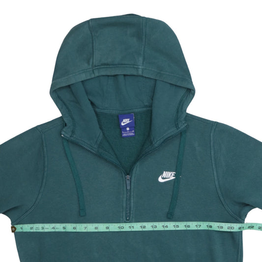 Nike Men's Green 1/4 Zip Pullover Hoodie Small Regular Fit