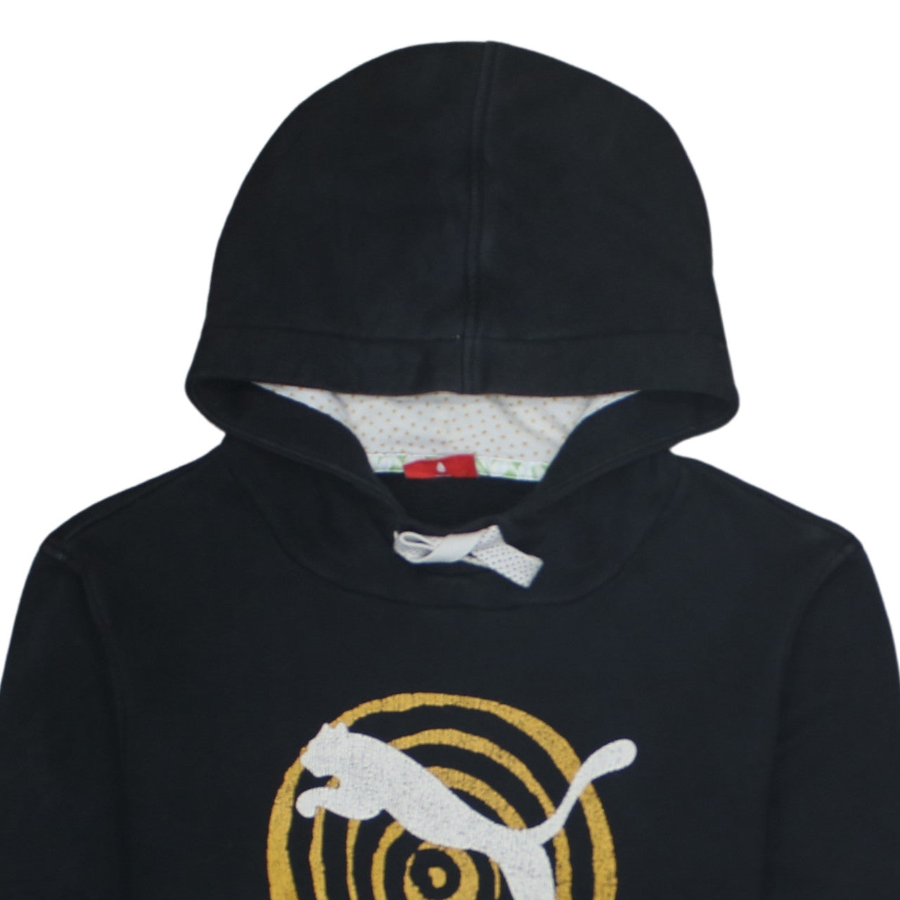 Additional view of Puma boys’ black pullover hoodie 16 years logo graphic cotton sweatshirt
