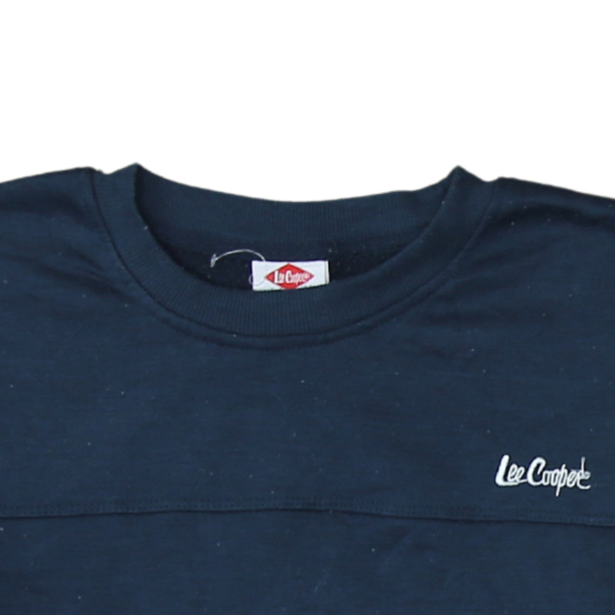 Additional view of Lee Cooper Men’s Blue Crew Neck Pullover Sweatshirt M