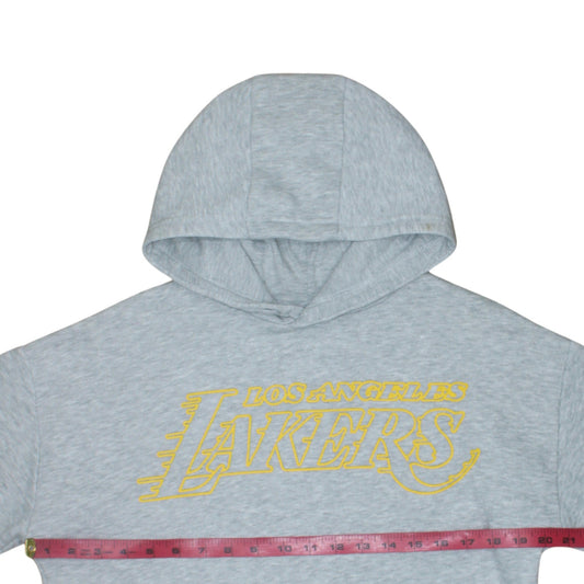 NBA Boys Grey Los Angeles Lakers Pullover Hoodie 12-13 Years Basketball Style