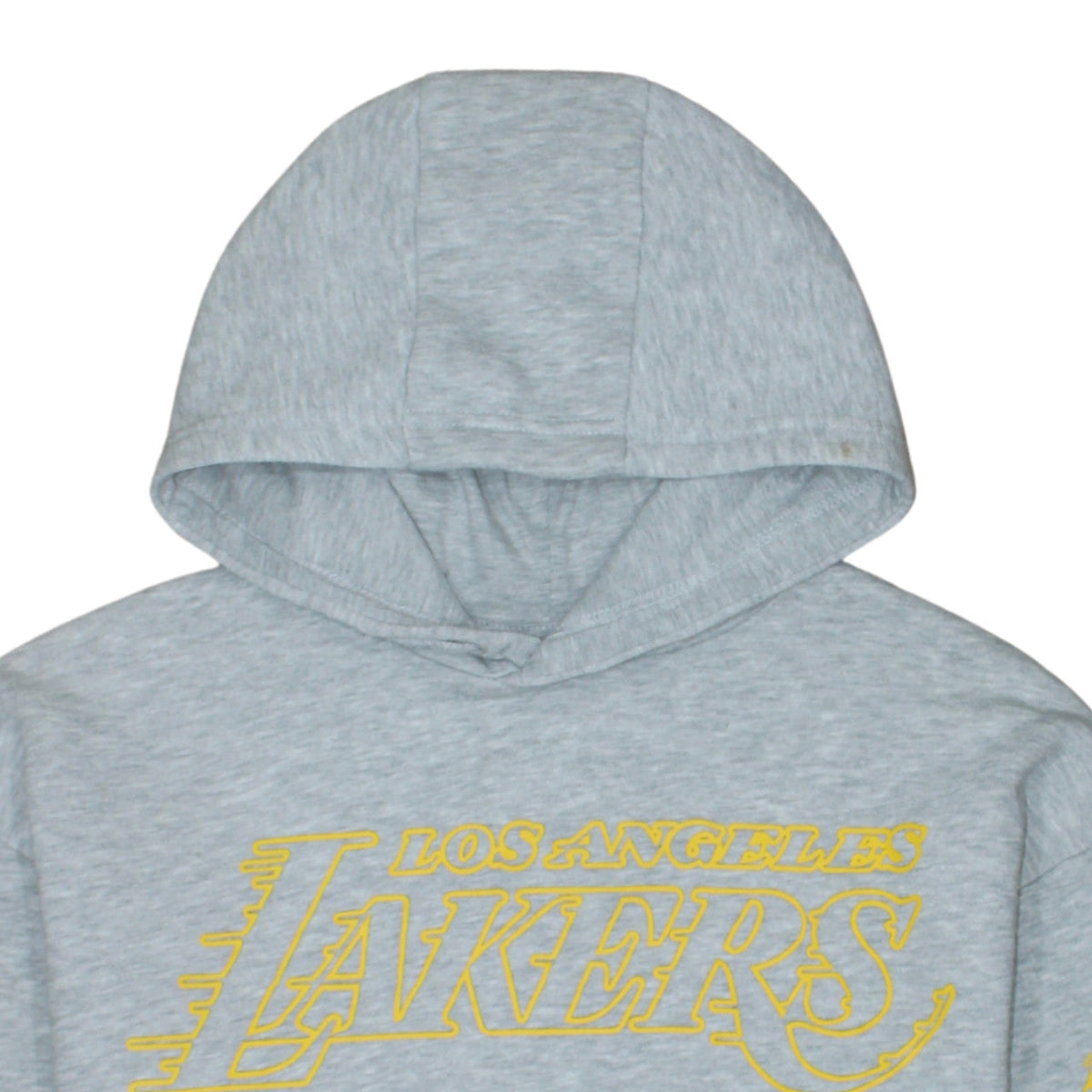 Additional view of NBA boys’ grey los angeles lakers pullover hoodie 12-13 years basketball style