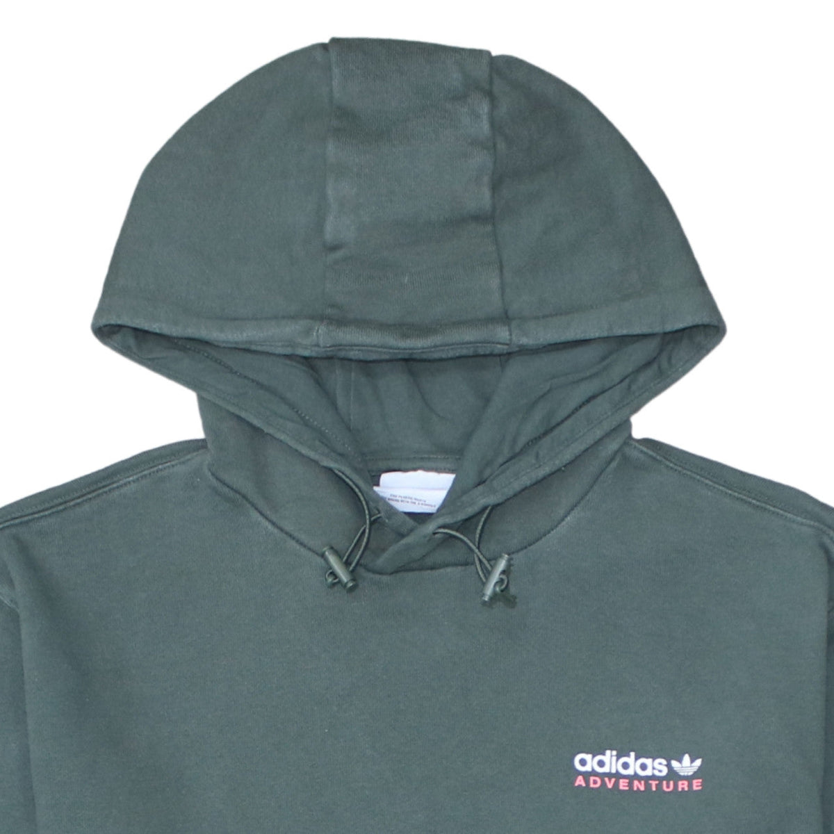 Additional view of Adidas Adventure women’s green pullover hoodie, size M, classic fit