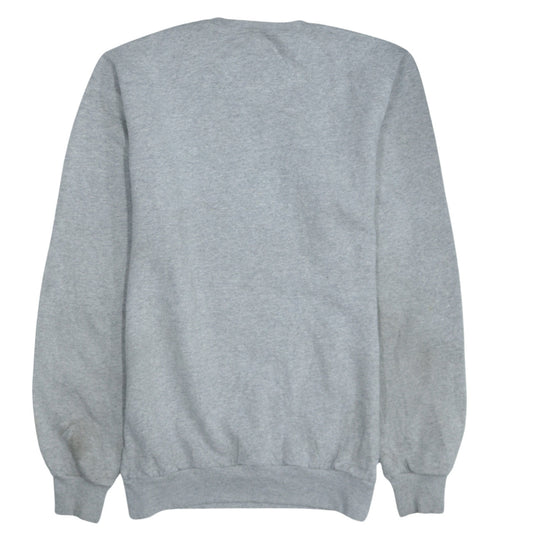 Adidas Men's Grey Camouflage Logo Crew Neck Sweatshirt M