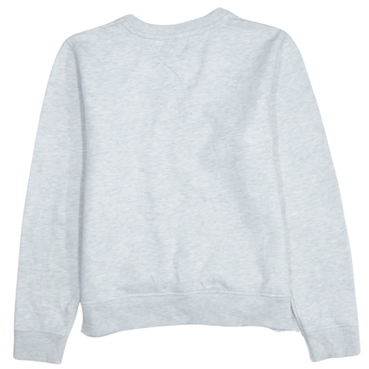 Tommy Jeans Women's Grey Small Logo Crew Neck Sweatshirt