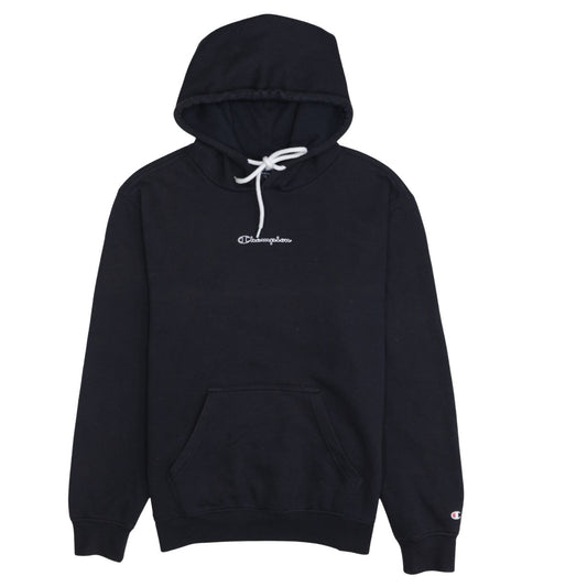 Champion Men's Black Small Pullover Hoodie Fleece Sweatshirt