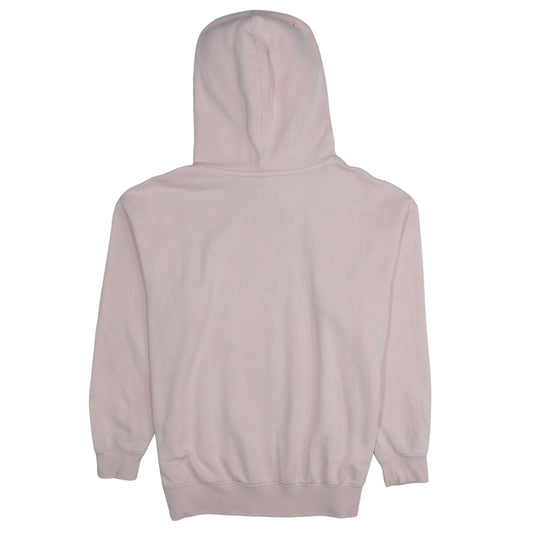 Nike Womens Pink Pullover Hoodie M Cotton Blend Casual Sweatshirt