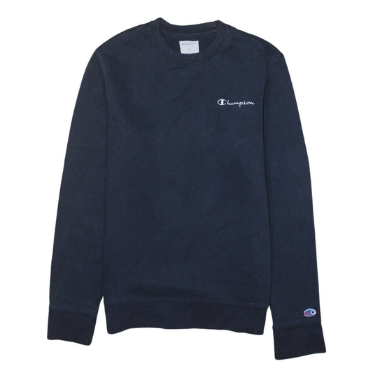 Champion Men's Blue Small Crew Neck Pullover Sweatshirt