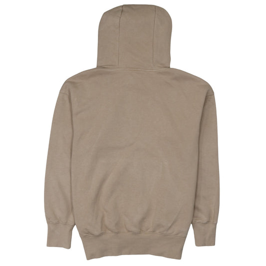 Nike Women Beige XS Pullover Hoodie Cotton Blend Casual Sweatshirt