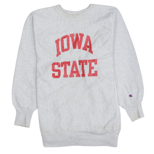 Champion Men's Grey Iowa State Reverse Weave XL College Sweatshirt
