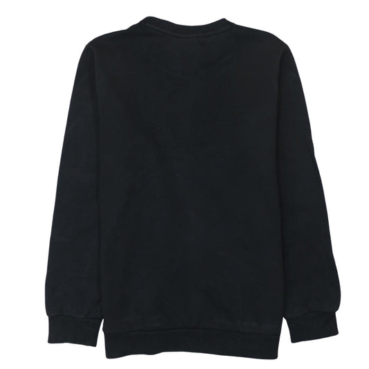 Puma Men’s Black Small Pullover Crew Neck Logo Sweatshirt