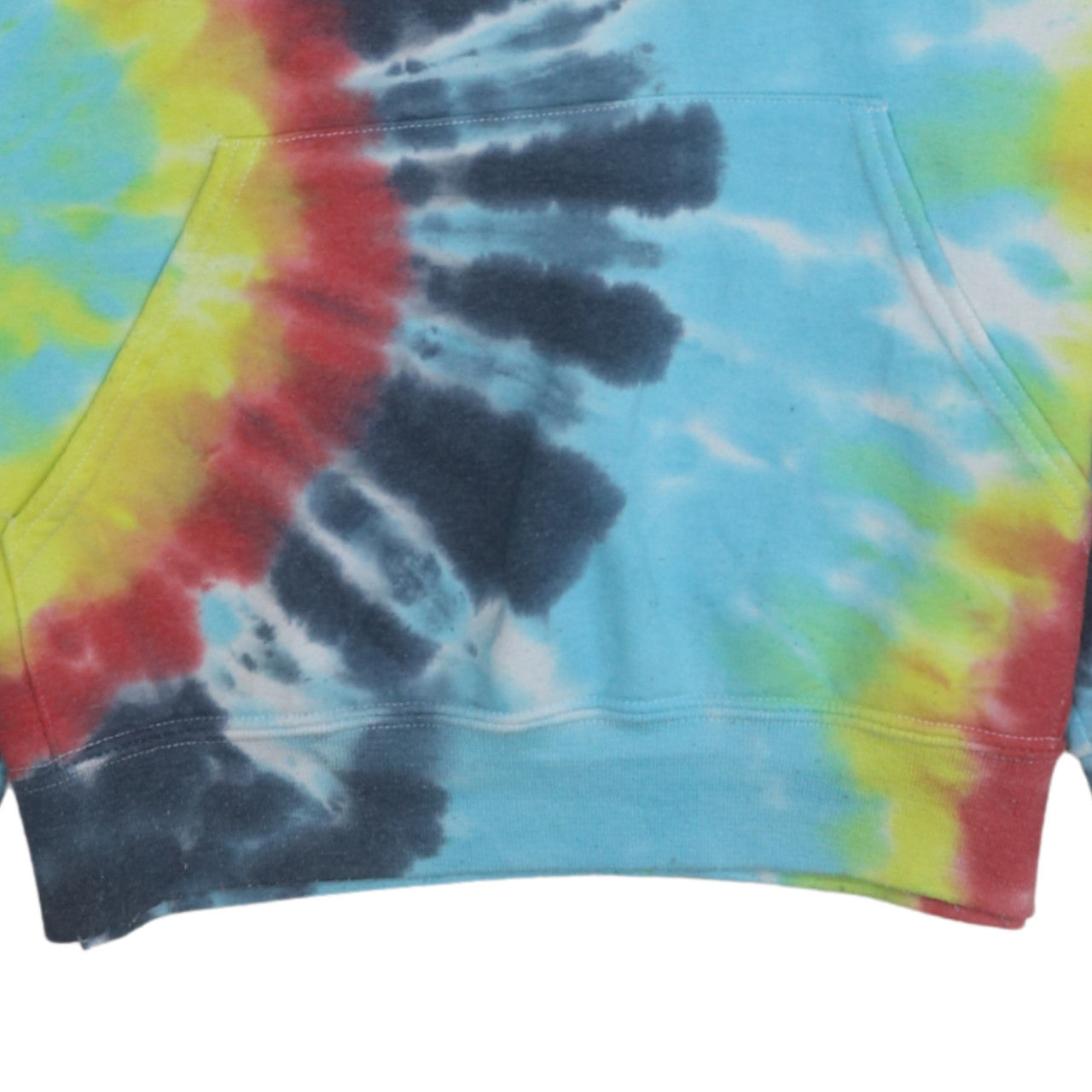 Artist Union Unisex Multicoloured Tie Dye Pullover Hoodie S