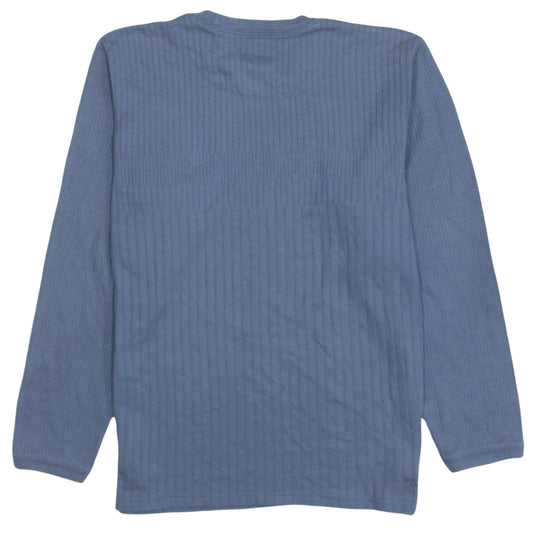 The North Face A5 Series Blue Cotton Knit Men's Pullover Jumper Size S