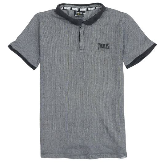 Everlast Men's Grey Short Sleeve Polo Shirt Size M Casual Sportswear