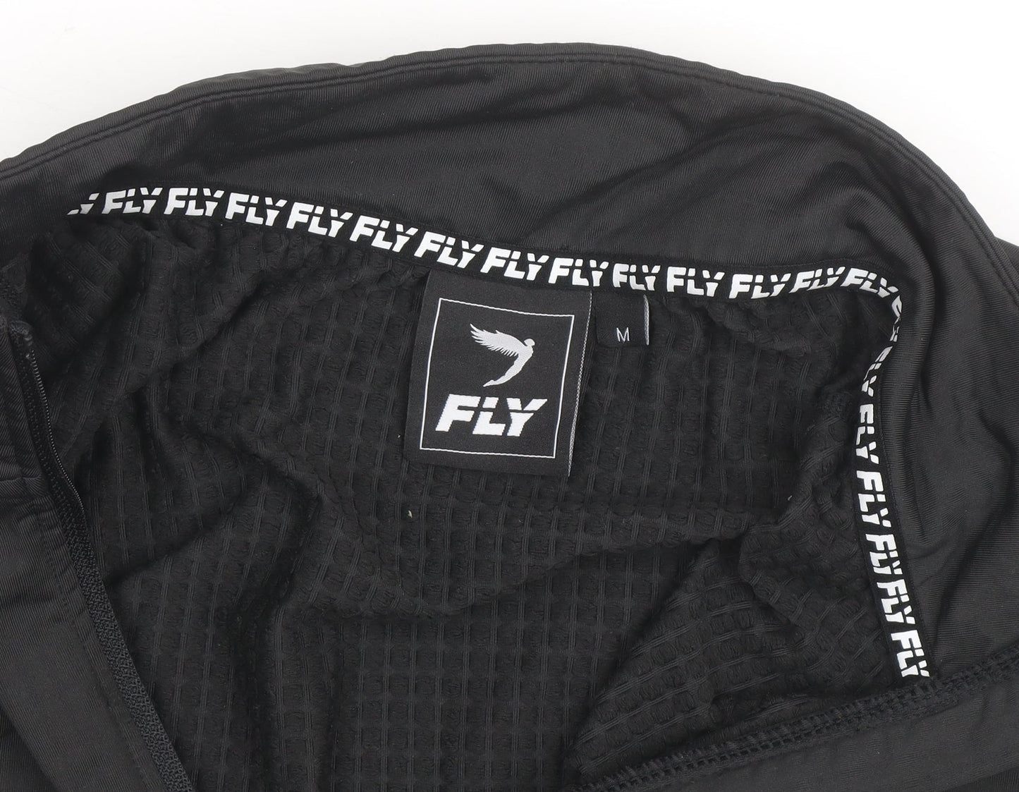 Fly Men's Black Medium 1/4 Zip Athletic Track Jacket