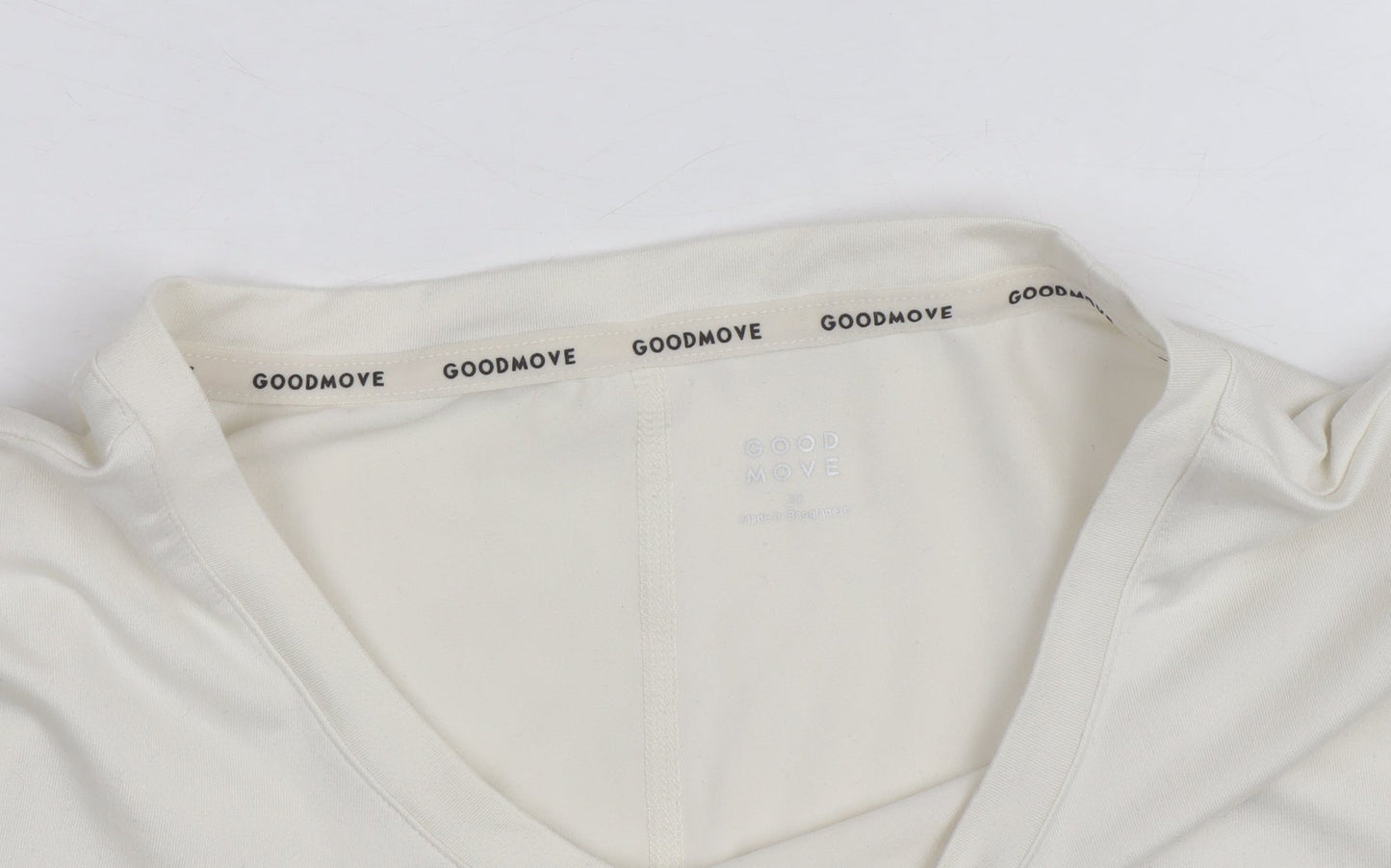 Marks and Spencer Goodmove Women's Ivory Active T-Shirt Size 20