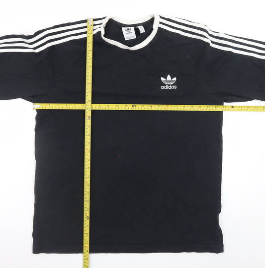 Adidas Men's Black Long Sleeve Sports T-Shirt XL