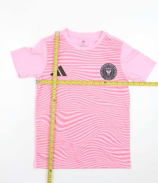 Adidas Unisex Adults Pink Miami Jersey T-Shirt M Regular Fit