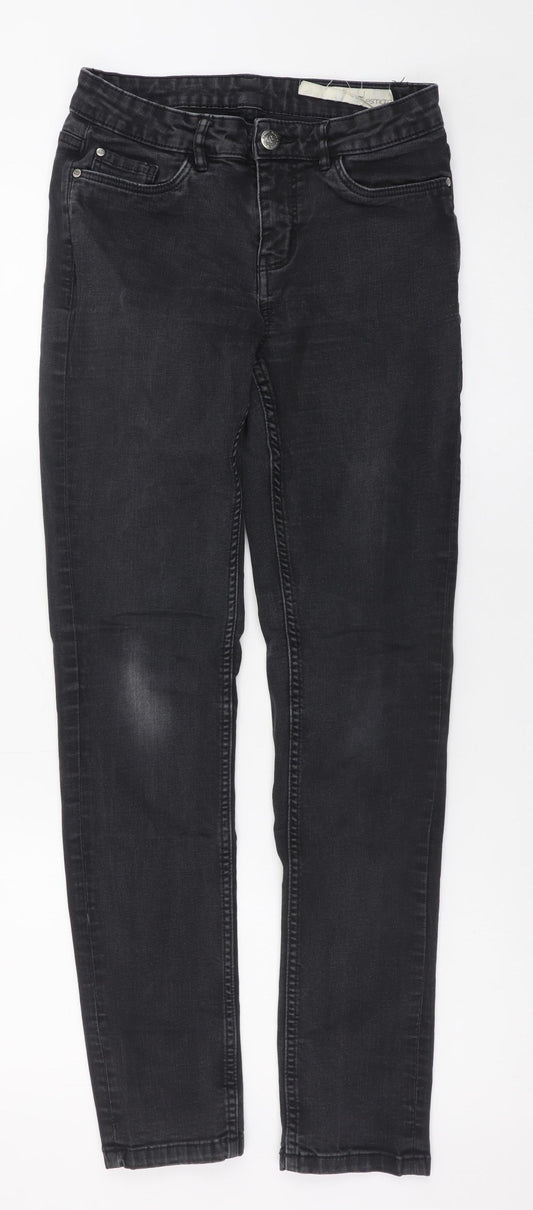 ESMARA Women’s Black Skinny Mid Rise Jeans Size 10 Regular Fit