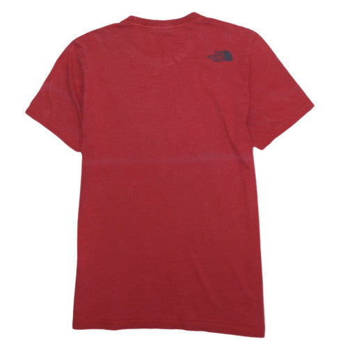 The North Face Men's Red Graphic Outdoor Crew Neck T-Shirt Size S