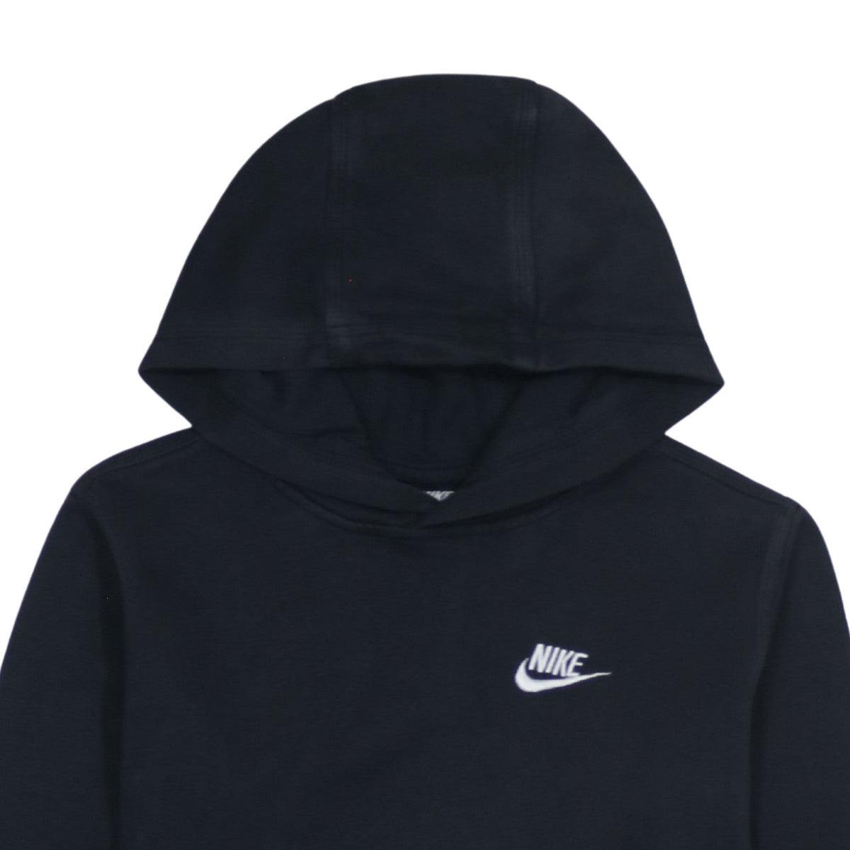Additional view of Nike boys’ black xl pullover fleece hoodie with logo