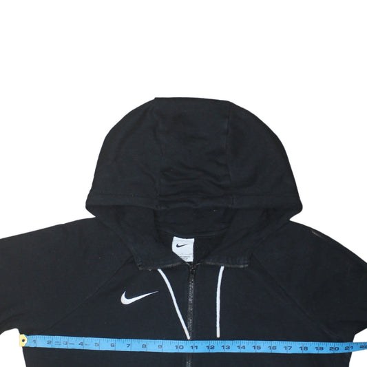 Nike Men's Black Full Zip Hoodie Small Regular Fit Fleece Sportswear