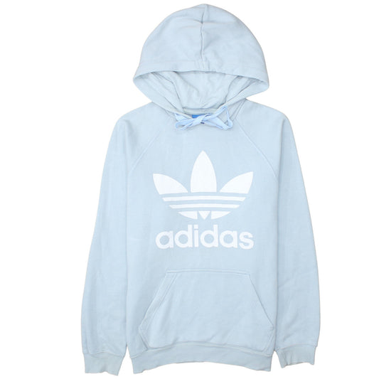 Adidas Men Blue Pullover Hoodie Small Regular Fit Sportswear