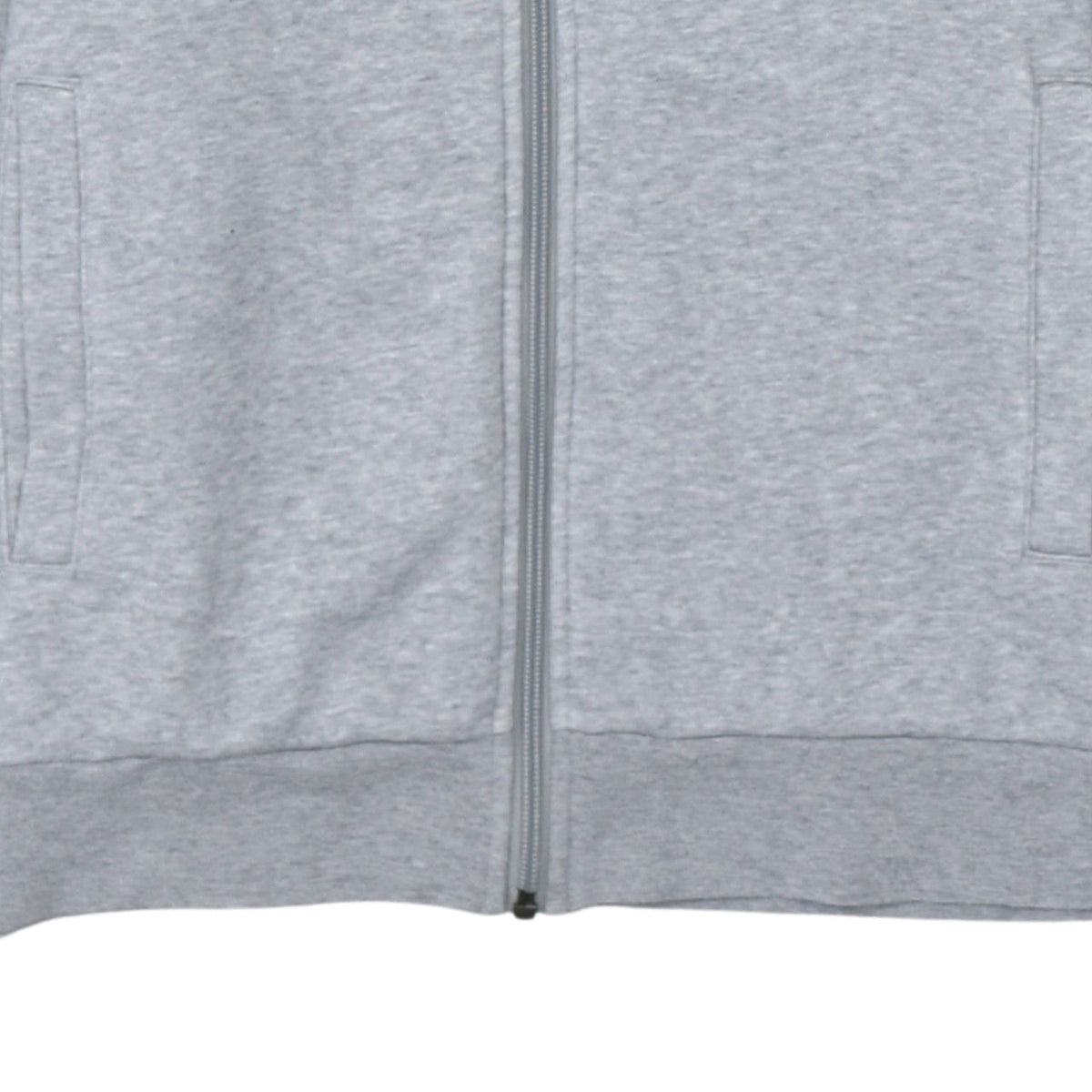 Additional view of Adidas boys’ grey full zip hoodie 13-14 years sports logo fleece