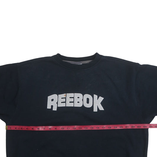 Reebok Men's Blue XL Pullover Sweatshirt Crew Neck Logo Vintage