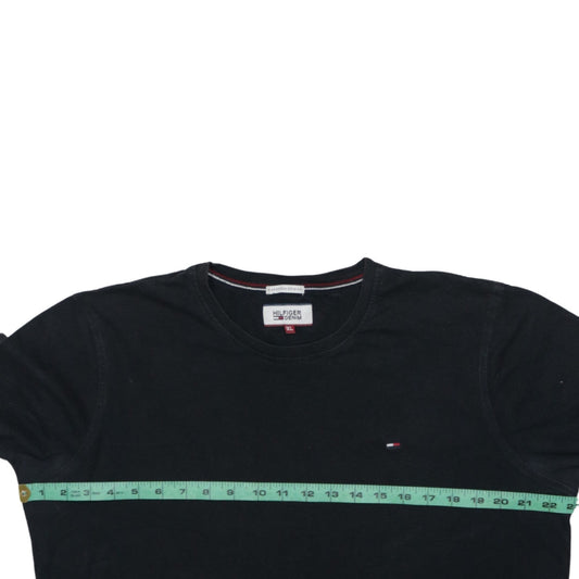 Tommy Hilfiger Denim Men's Black XL Cotton Crew Neck T-Shirt