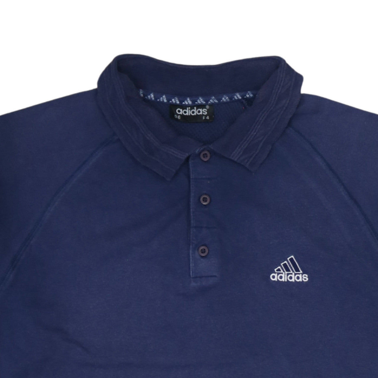 Adidas Men's Blue Short Sleeve Polo Shirt Size L Regular Fit