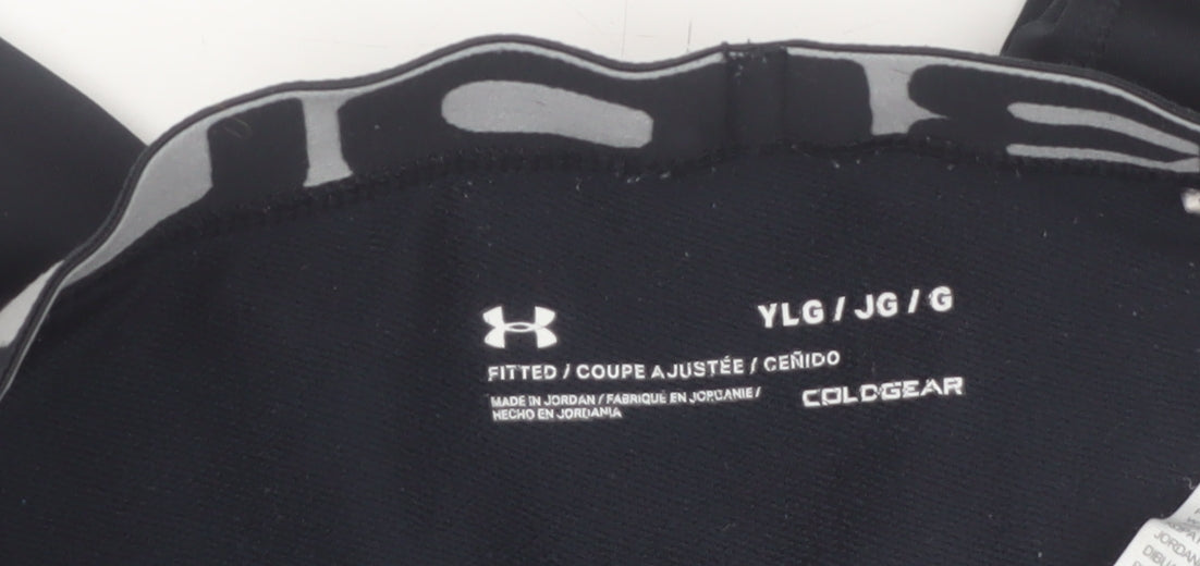 Additional view of Under Armour boys’ black ylg coldgear compression leggings