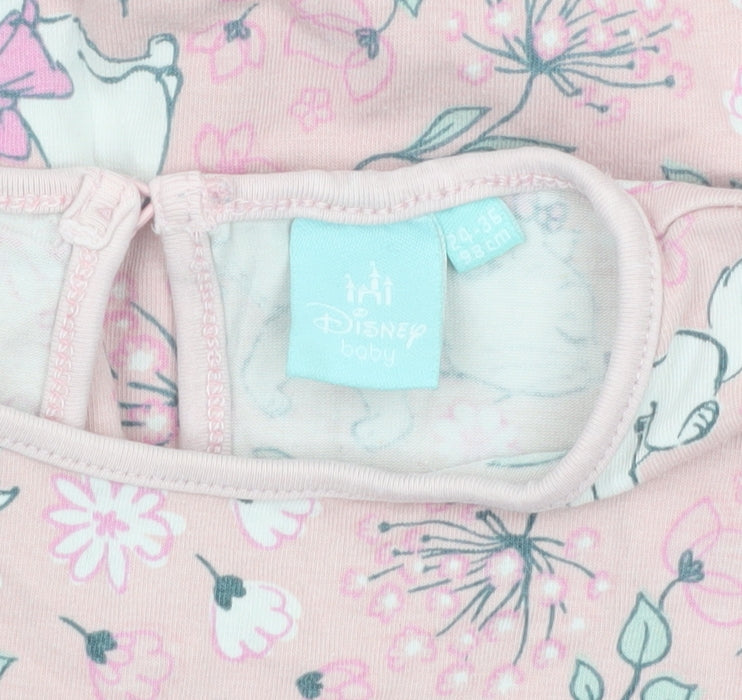 Additional view of Disney Baby girls’ pink marie aristocats a-line dress 24 months