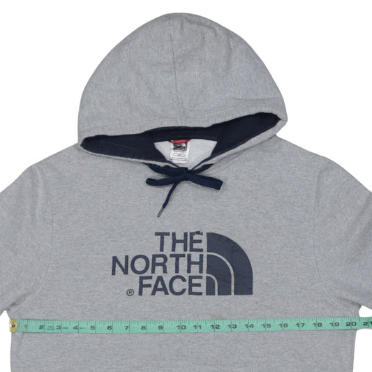 The North Face Men's Grey Pullover Hoodie Small Outdoor Fleece
